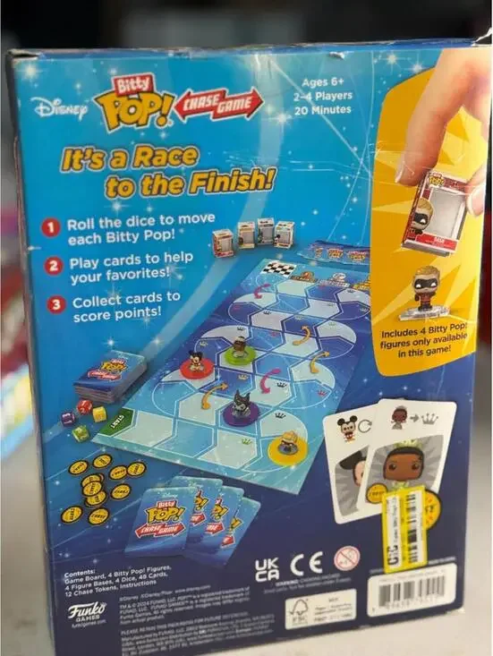 Disney Funko Bitty Pop! Chase Game Boardgame - Picture 2 of 2